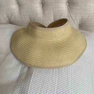 Free People open top straw hat